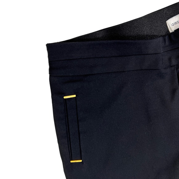 Gibson Latimer Black Center Seamed Stretch Skinny Slacks Size 10 - Picture 3 of 13